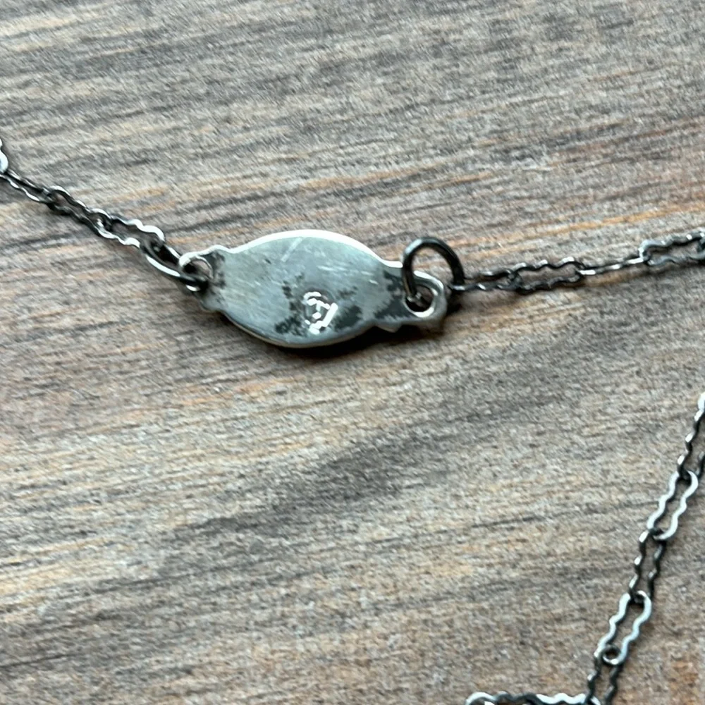 Child’s abalone bracelet stamped